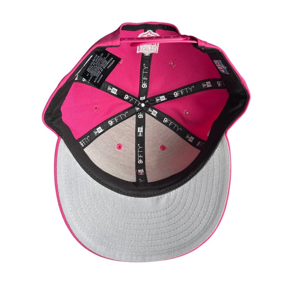 New Era NFL Super Bowl LIV Snapback Cap Pink One Size Fits Most 100% Polyester - Picture 5 of 7